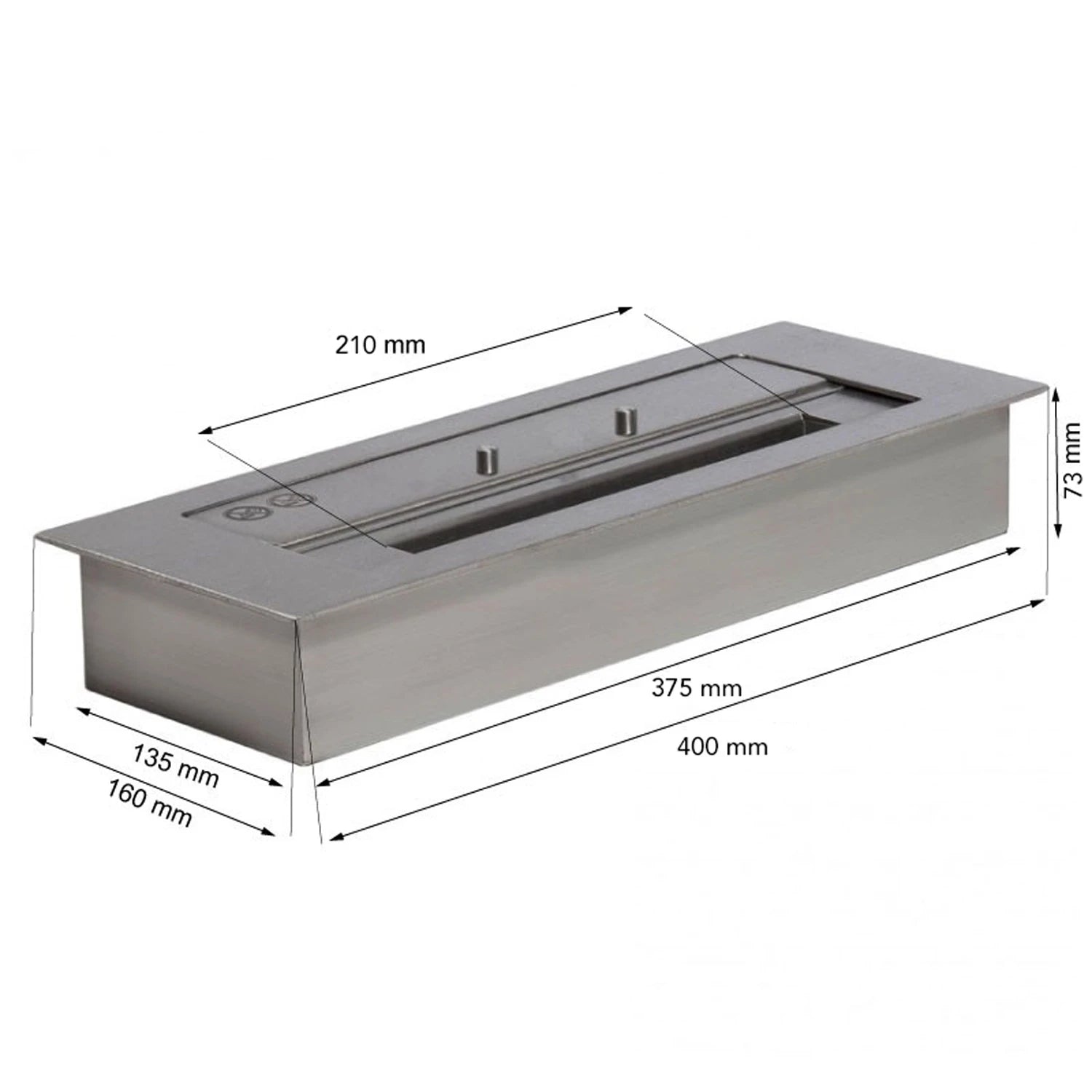 Superior brenner – 2 liter – 40 cm