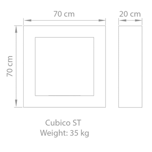 Cubico ST frittstående biopeis