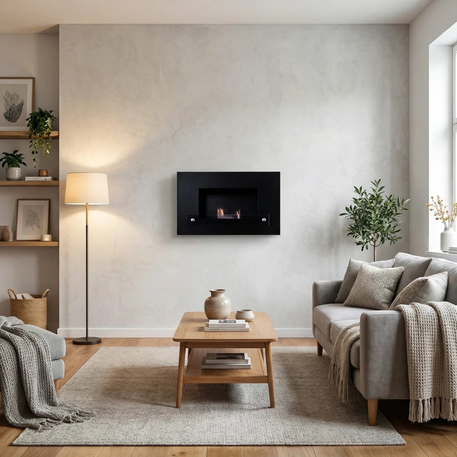 Monima Uno – Vegghengt – Svart