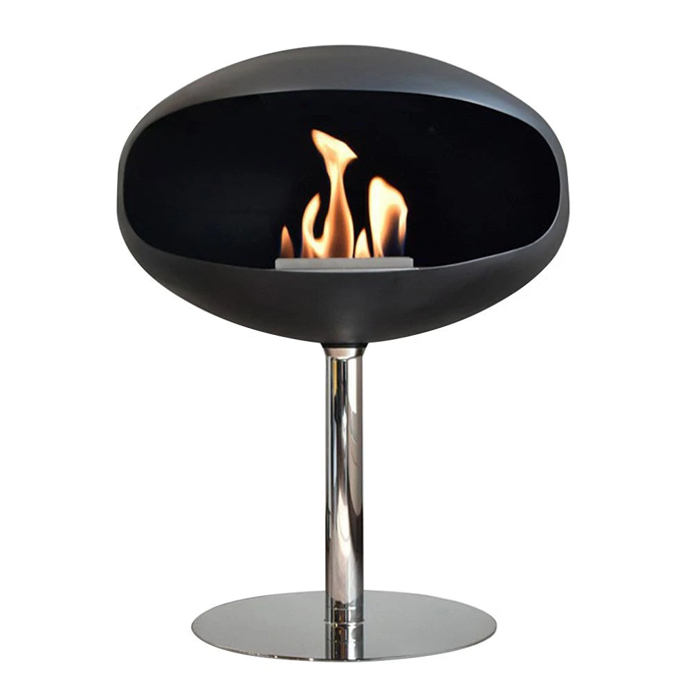 Cocoon Pedestal – Matt Svart m. Stålfot
