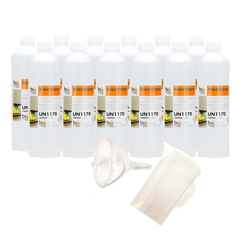 Startpakke 12L bioetanol påfyllingspakke medium