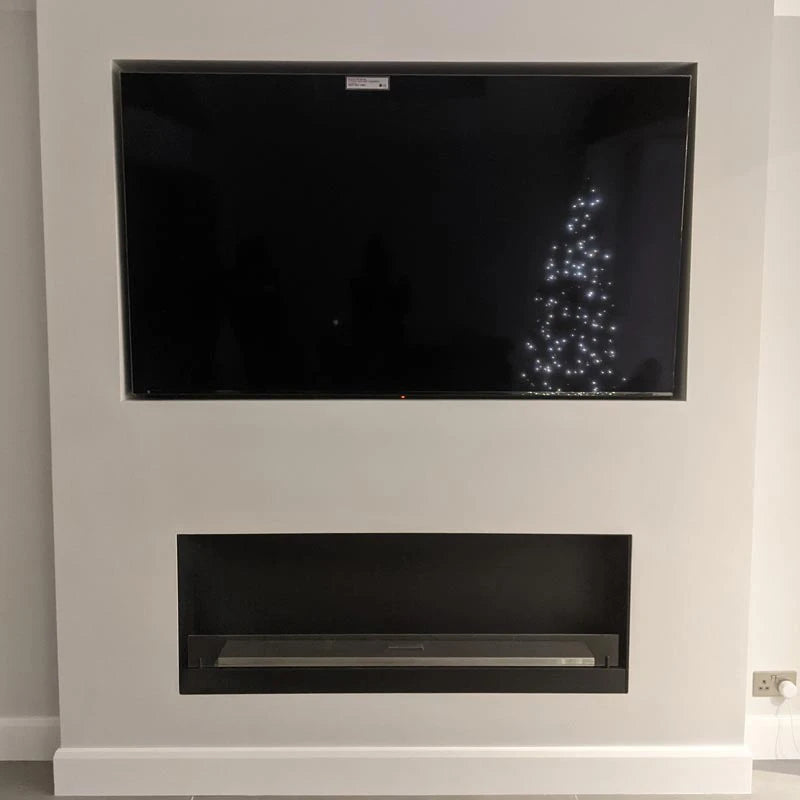 1-sidet biopeis til innbygging – Svart – 140,2 cm