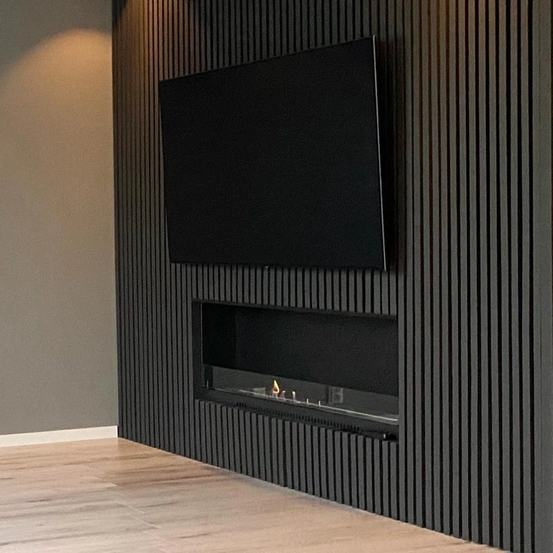 1-sidet biopeis til innbygging – Svart – 140,2 cm