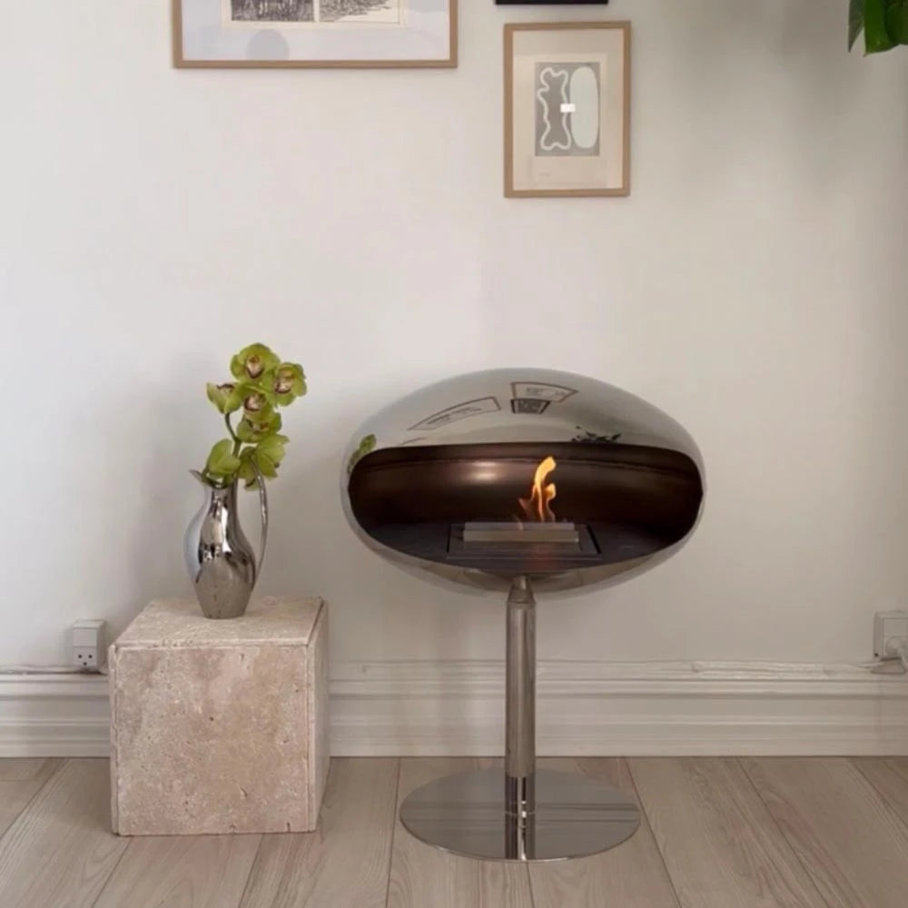 Cocoon Pedestal – Polert Stål