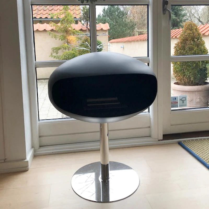 Cocoon Pedestal – Matt Svart m. Stålfot
