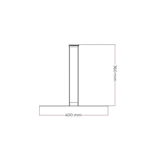 Cocoon Pedestal Fot – Polert Kobber