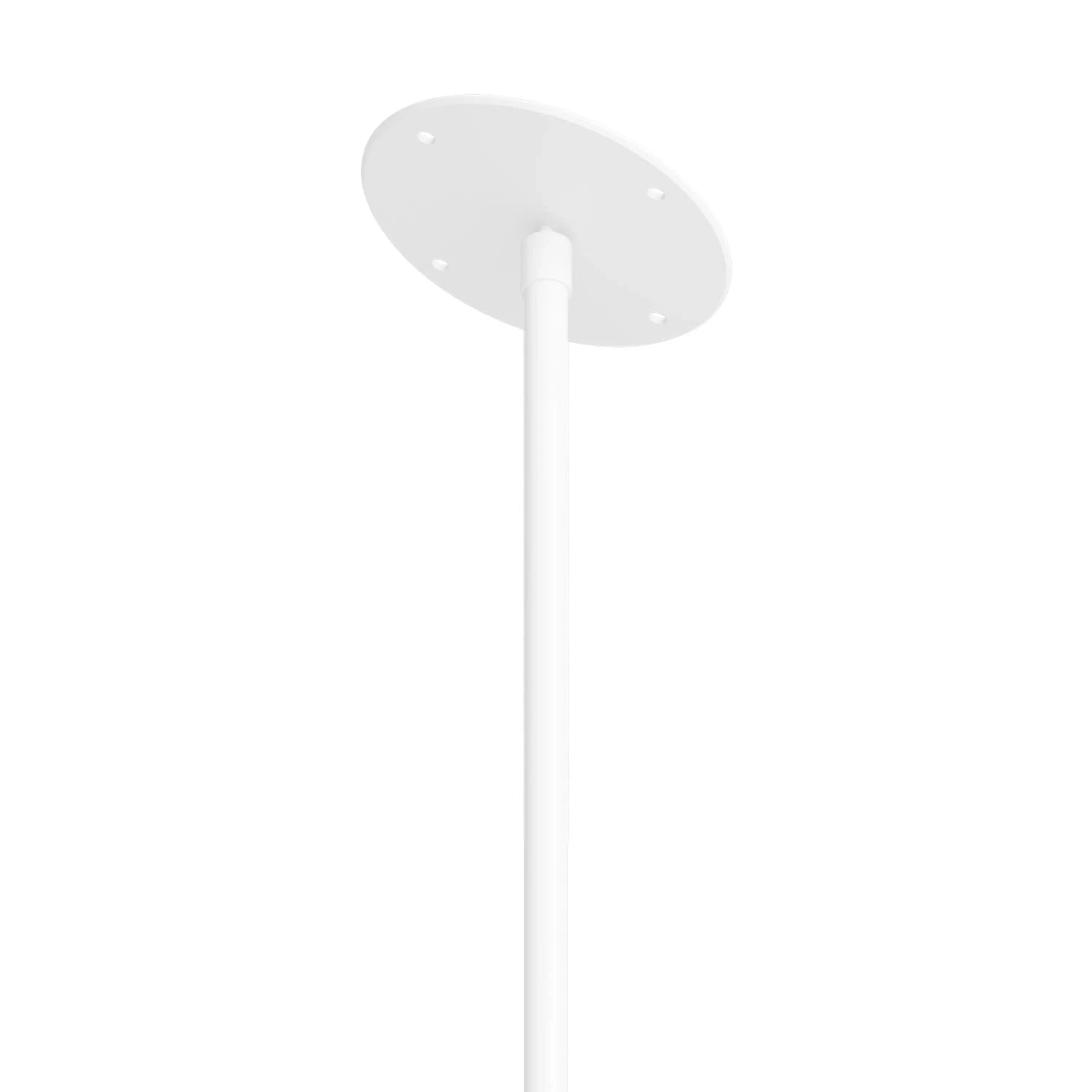 Hvit vinkelbrakett og stang for Cocoon Aeris