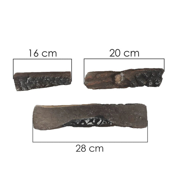 Keramisk ved – 8 stk