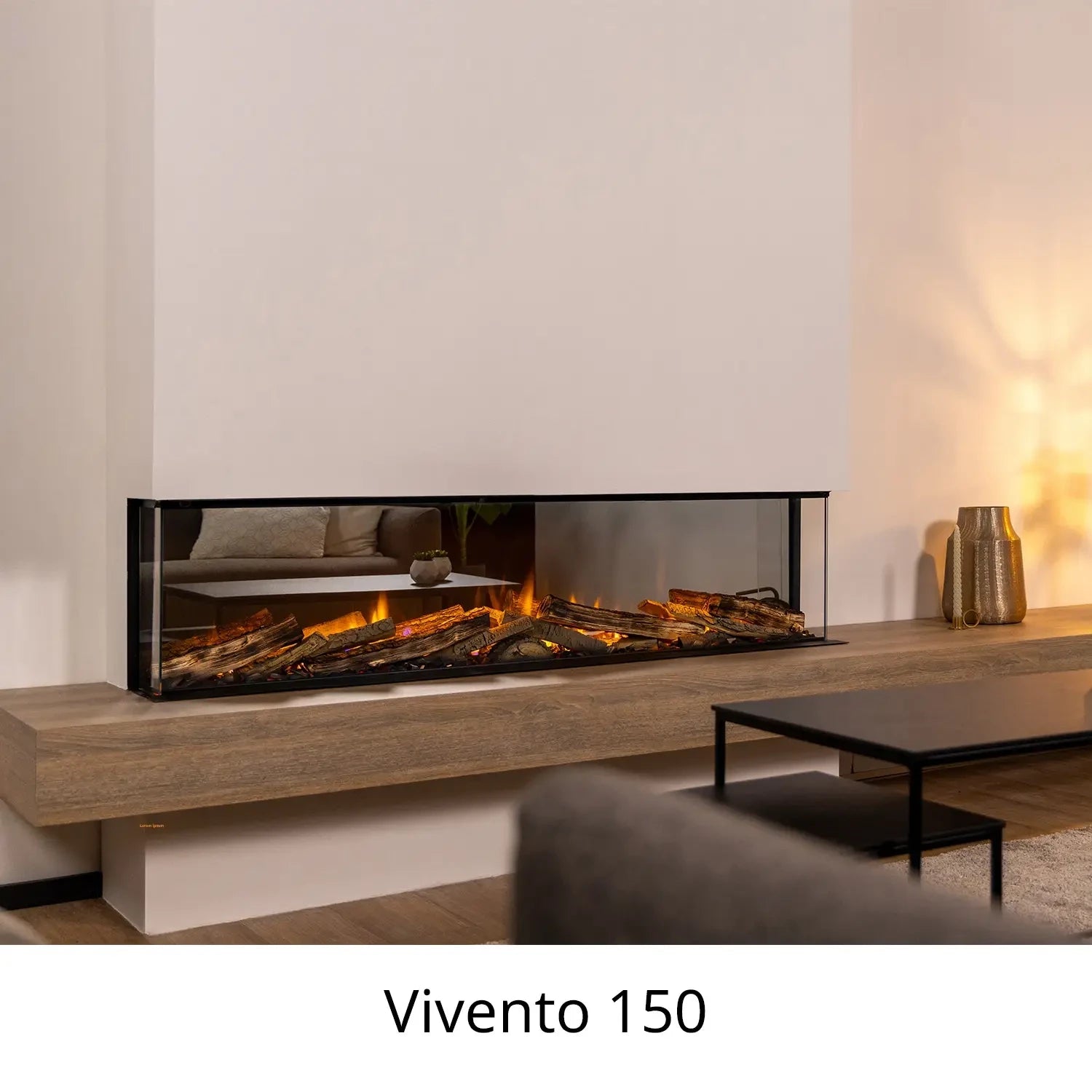 Vivente Plus 100 – Innebygd Elektrisk Peis