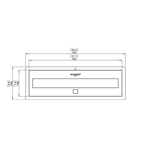 XL700 – Bioetanol Brenner – 75,3 cm