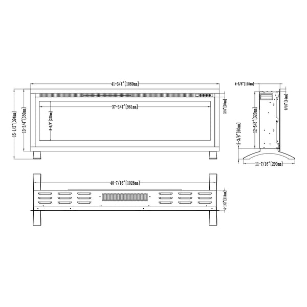 Regal 106 – Elektrisk Peis