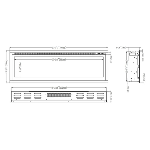 Regal 106 – Elektrisk Peis