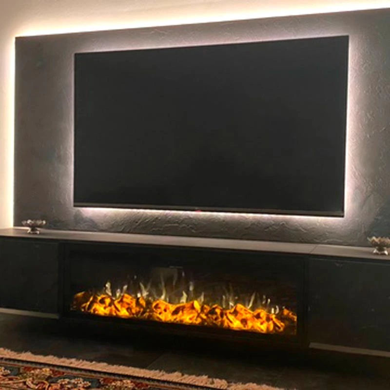 LED Klassisk 128,5 cm – Innebygd Elektrisk peis
