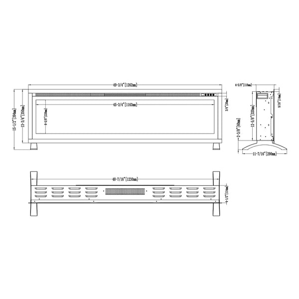 Regal 126 – Elektrisk Peis