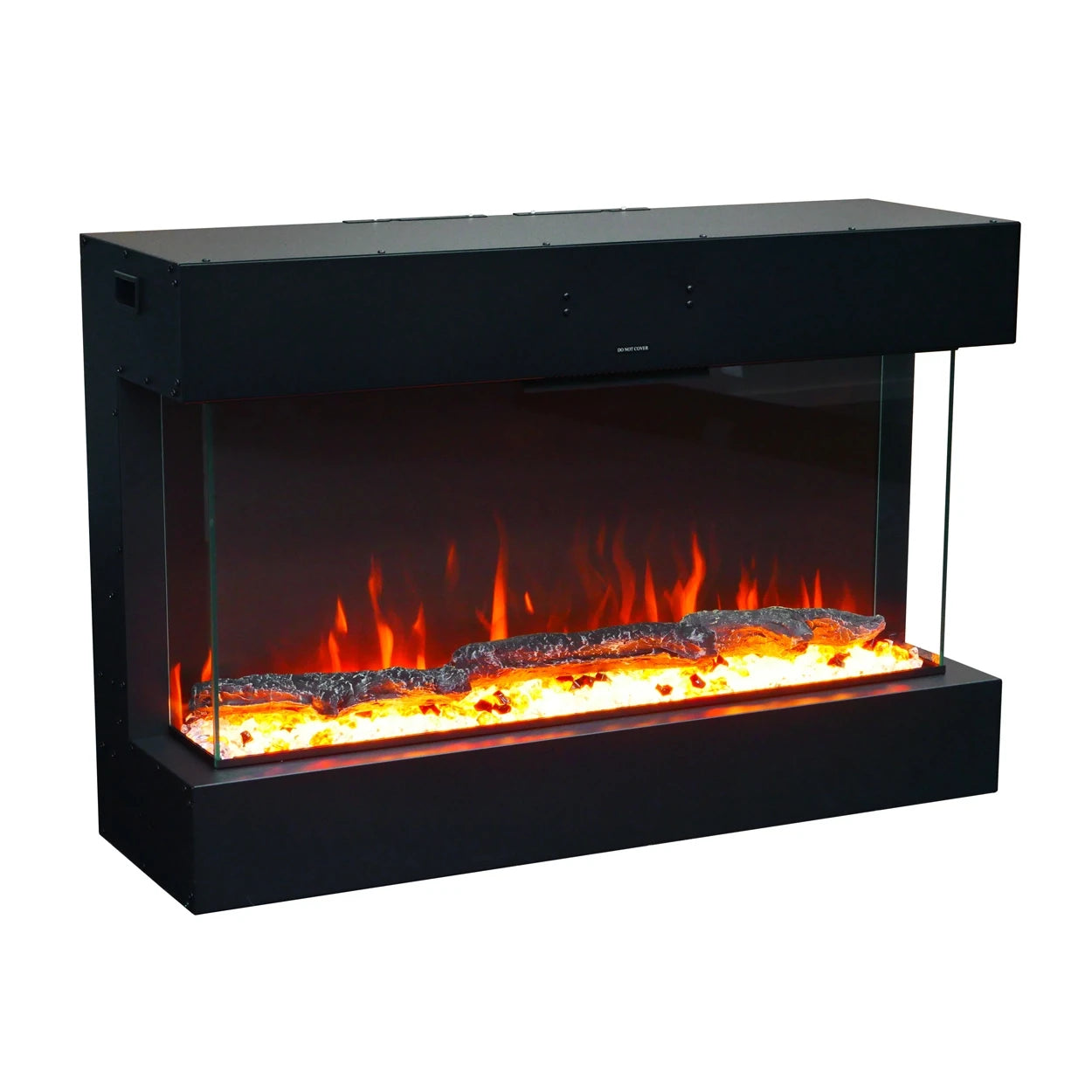 Feroza 101 cm - Vegghengt elektrisk peis