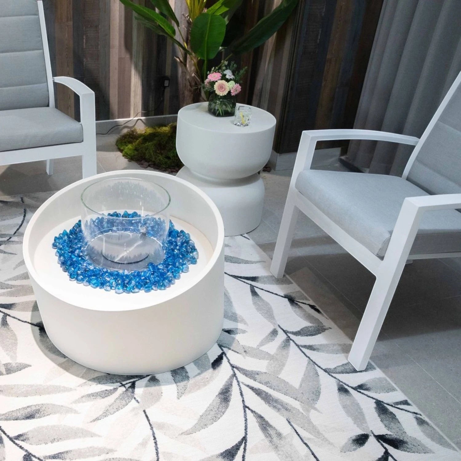 Torre – Bioetanol Ildsøyle – Kremhvit