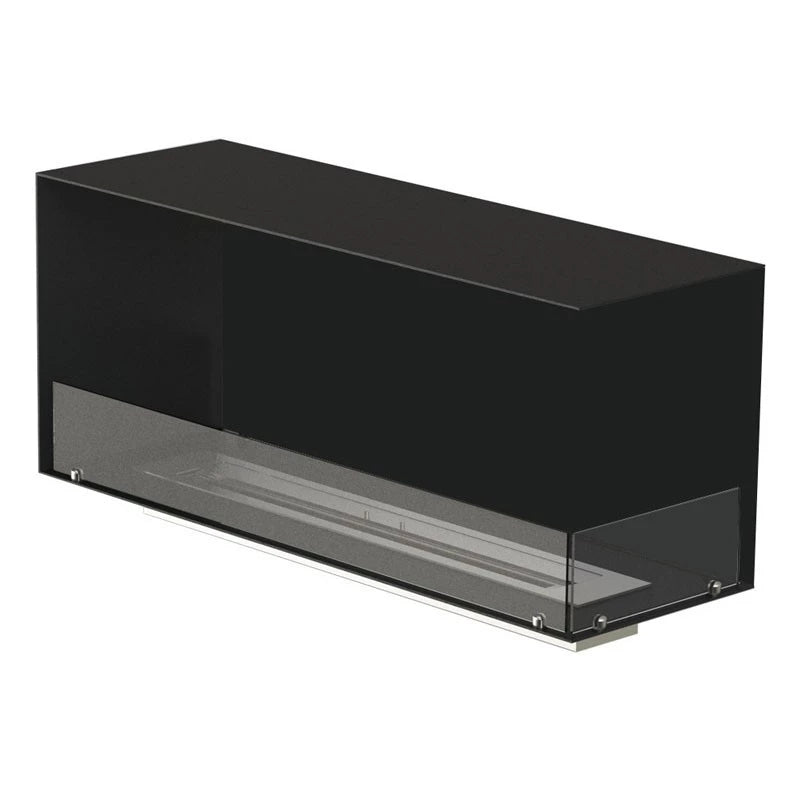 Foco Corner Høyre 1200 | Foco | 2-sidig innebygd biopeis | Svart