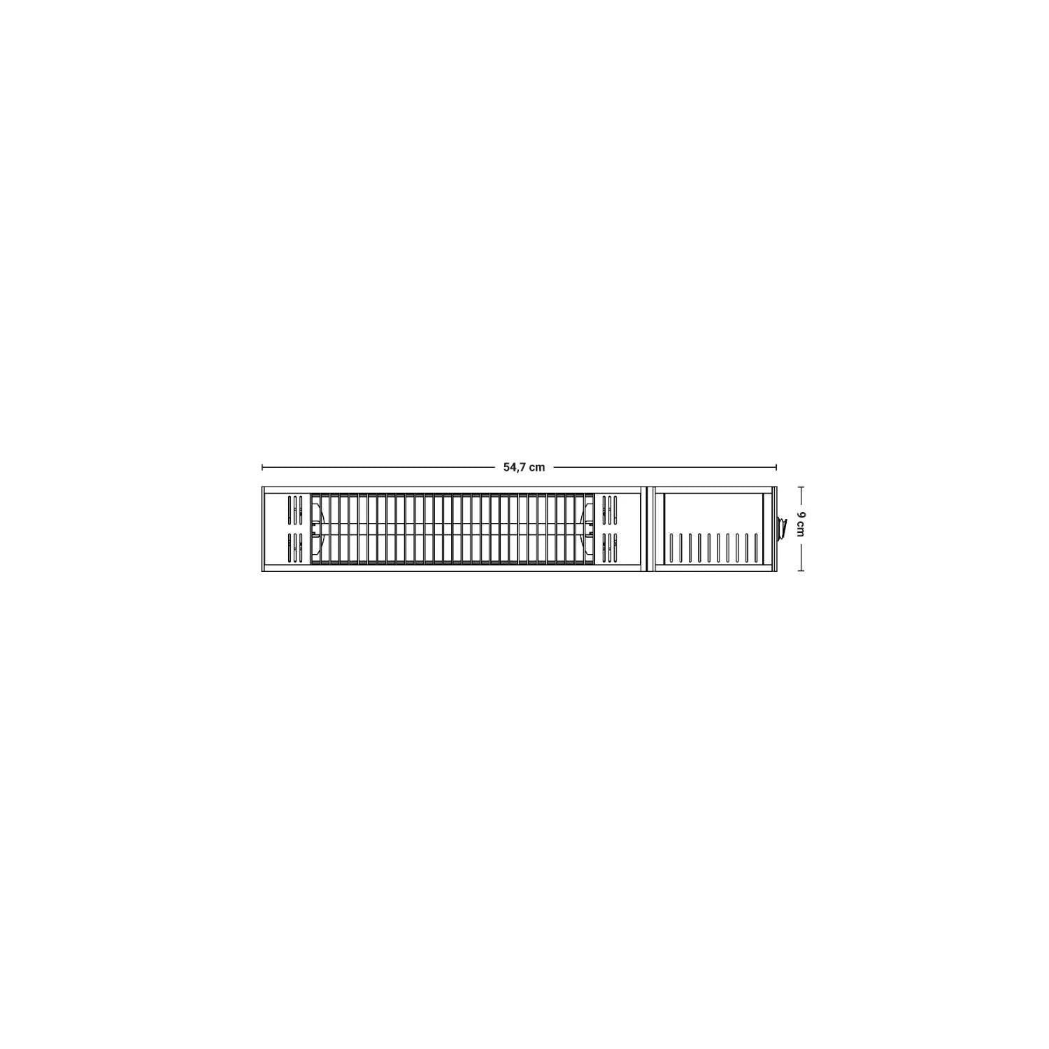 Fortuna vegghengt terrassevarmer – 1500W