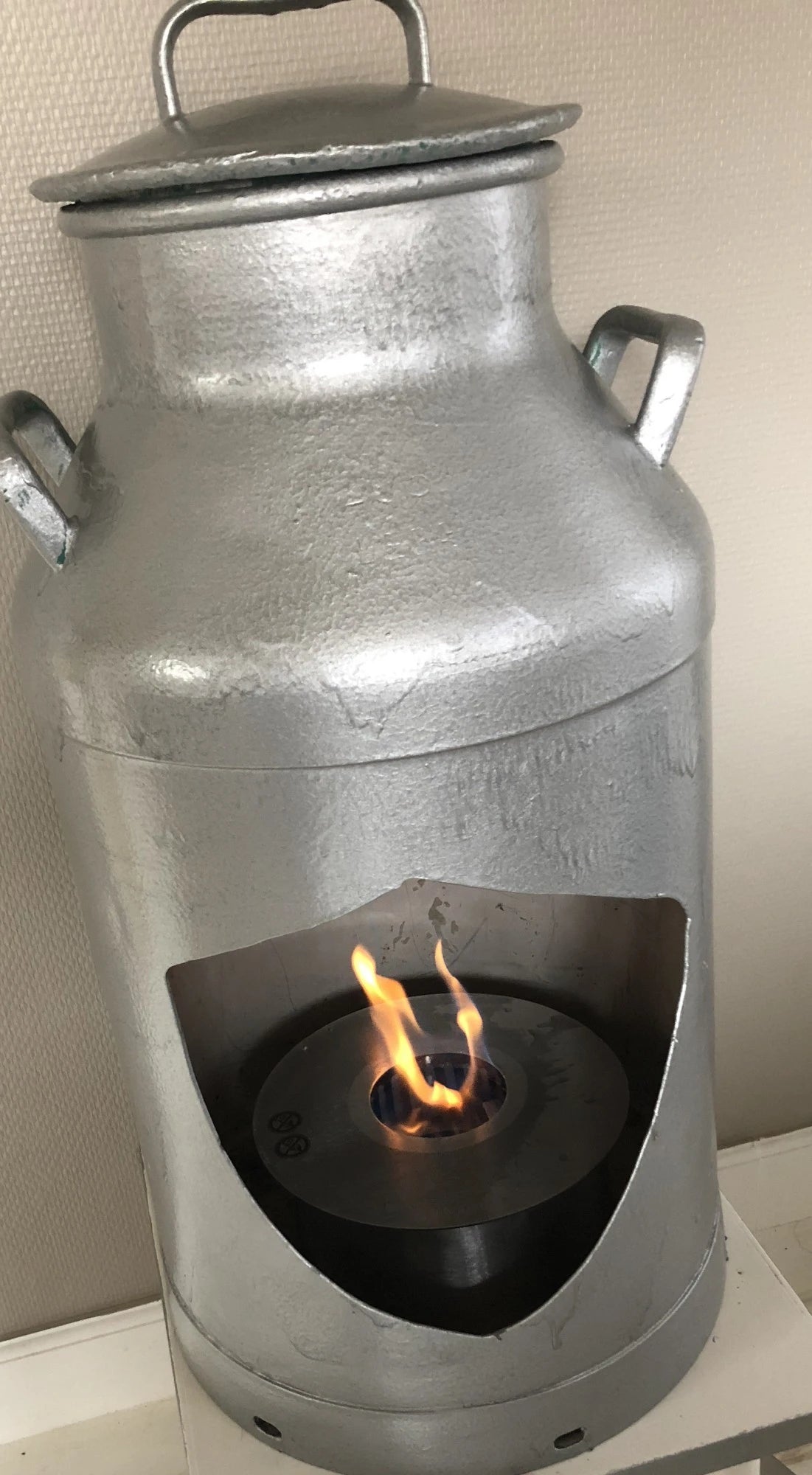 Rund bioetanolbrenner – 2,5 liter – Ø19 cm