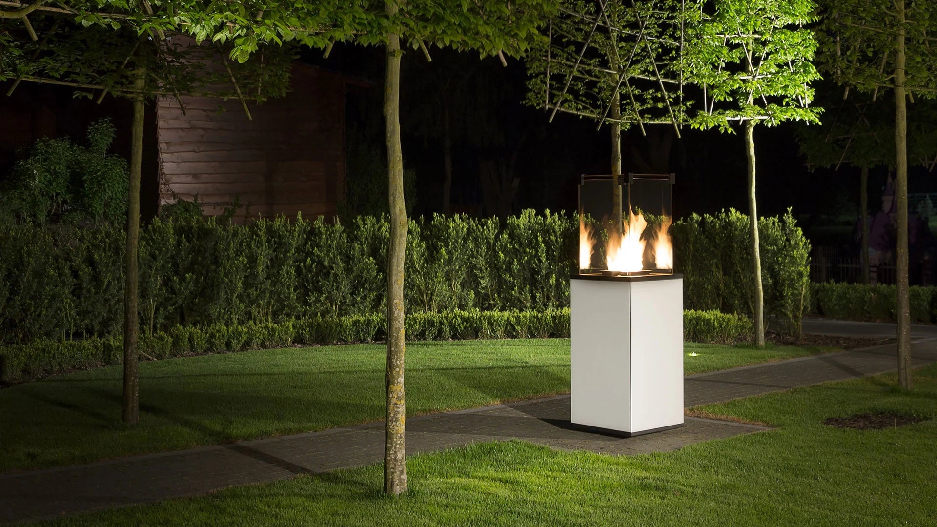 Deluxe Patio outdoor gasspeis - hvit