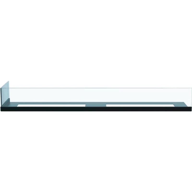 Glass til hjørnepeis - 90 cm venstre