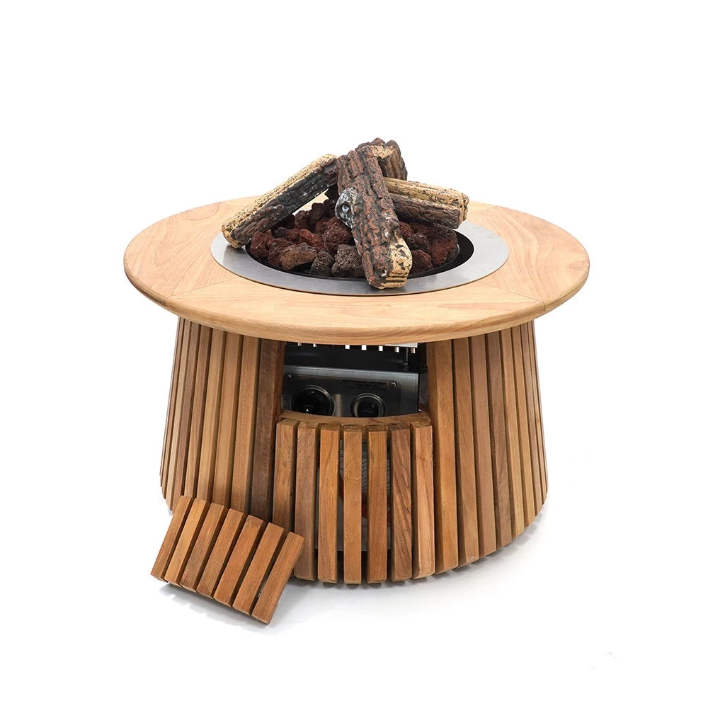 Lagune 60 – Gasspeisbord – Teak