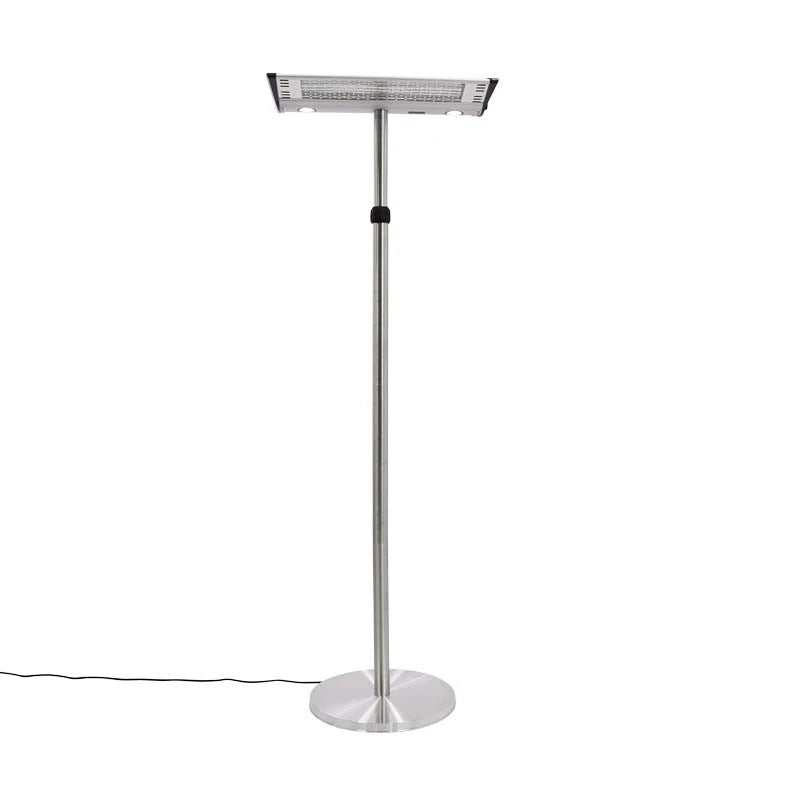 Terrassevarmer – 1000/2000W – Sølv