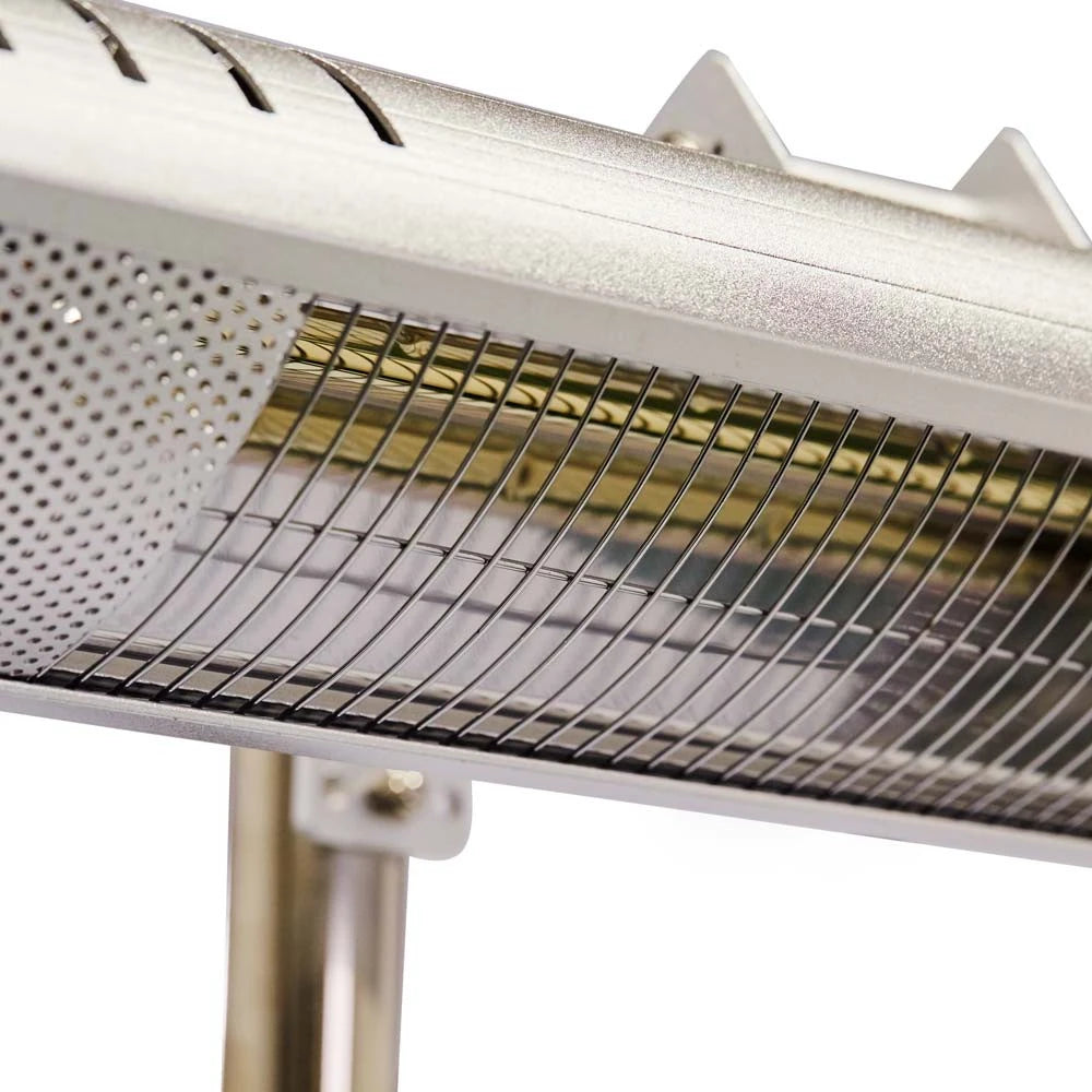 Terrassevarmer – 1500W – Sølv