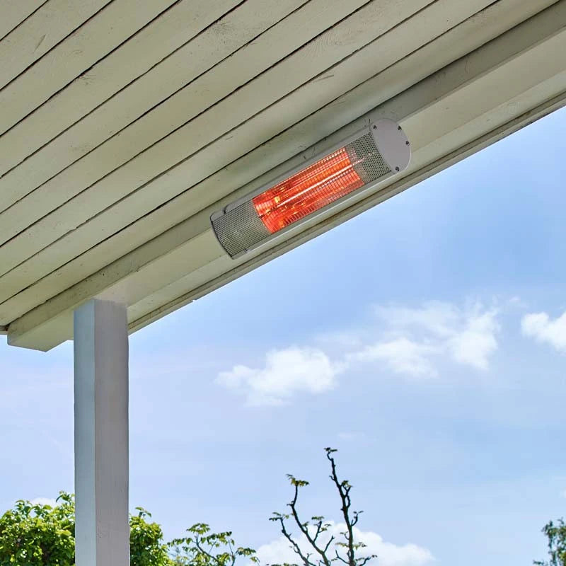Terrassevarmer – 1500W – 51 cm – Sølv