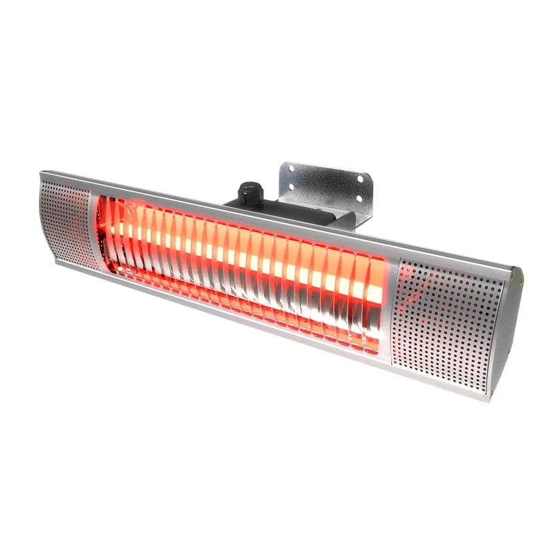 Terrassevarmer – 1500W – 51 cm – Sølv