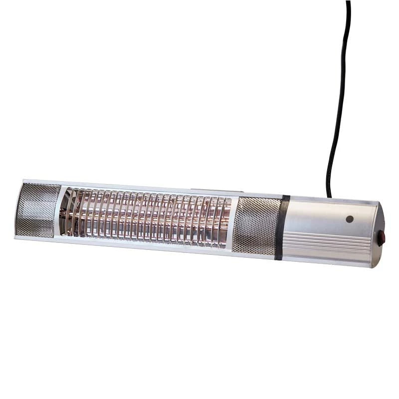 Terrassevarmer – 500/1000/1500W – Sølv