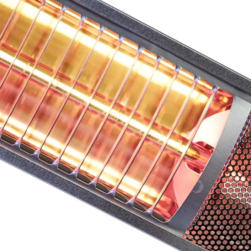 Terrassevarmer – 500/1000/1500W – Sølv