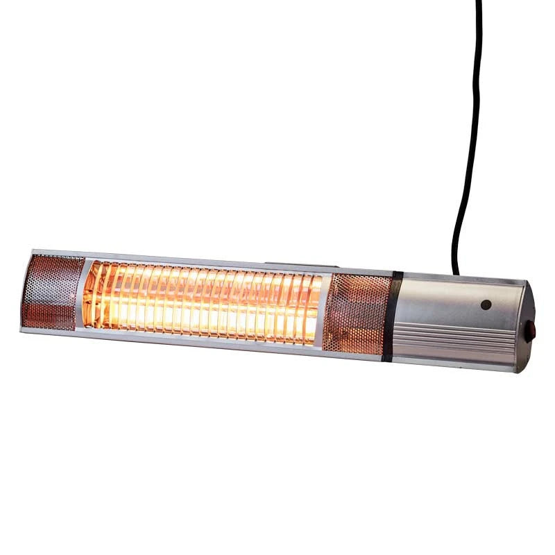 Terrassevarmer – 500/1000/1500W – Sølv