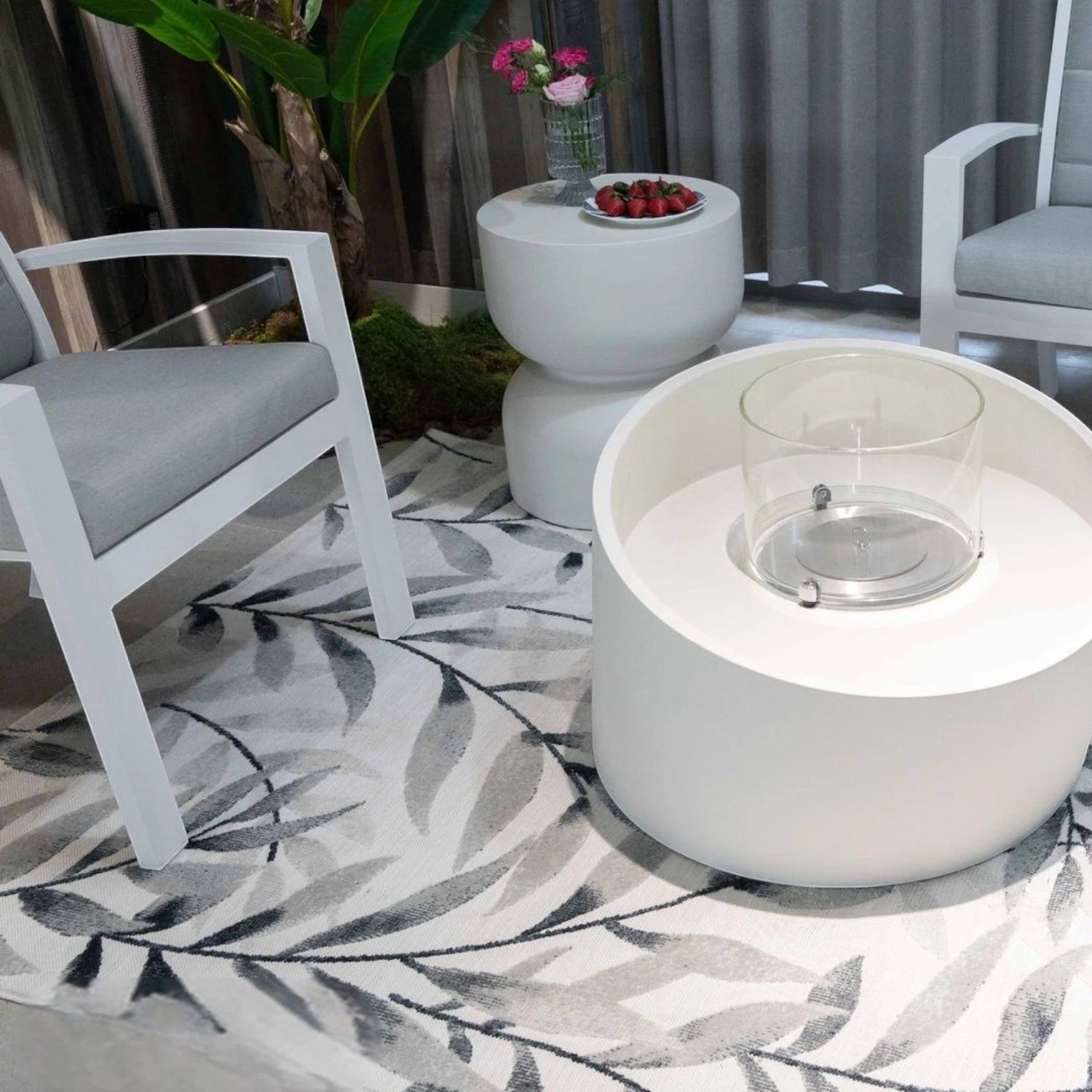Torre – Bioetanol Ildsøyle – Kremhvit