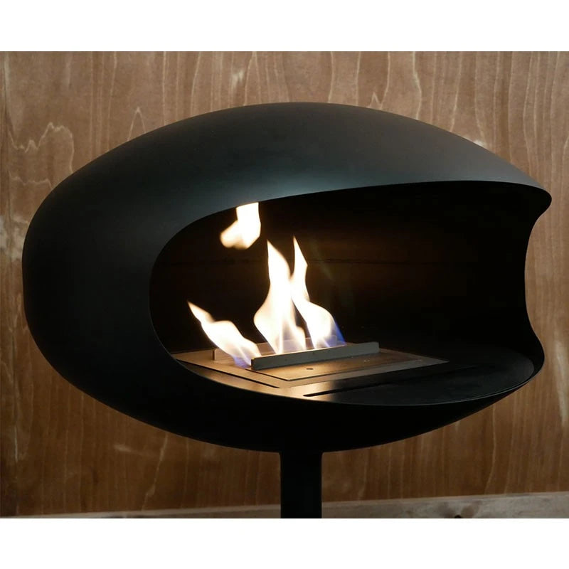 Cocoon Pedestal – Matt Svart m. Svart Fot