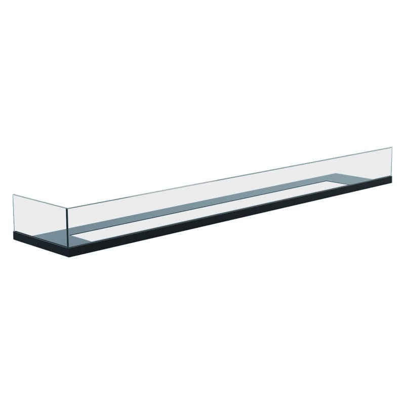 Glass til hjørnepeis - 120 cm venstre