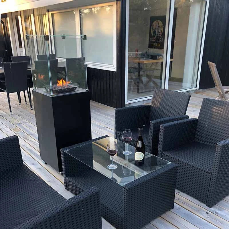 Muztag Malaga Gass terrassevarmer – Svart