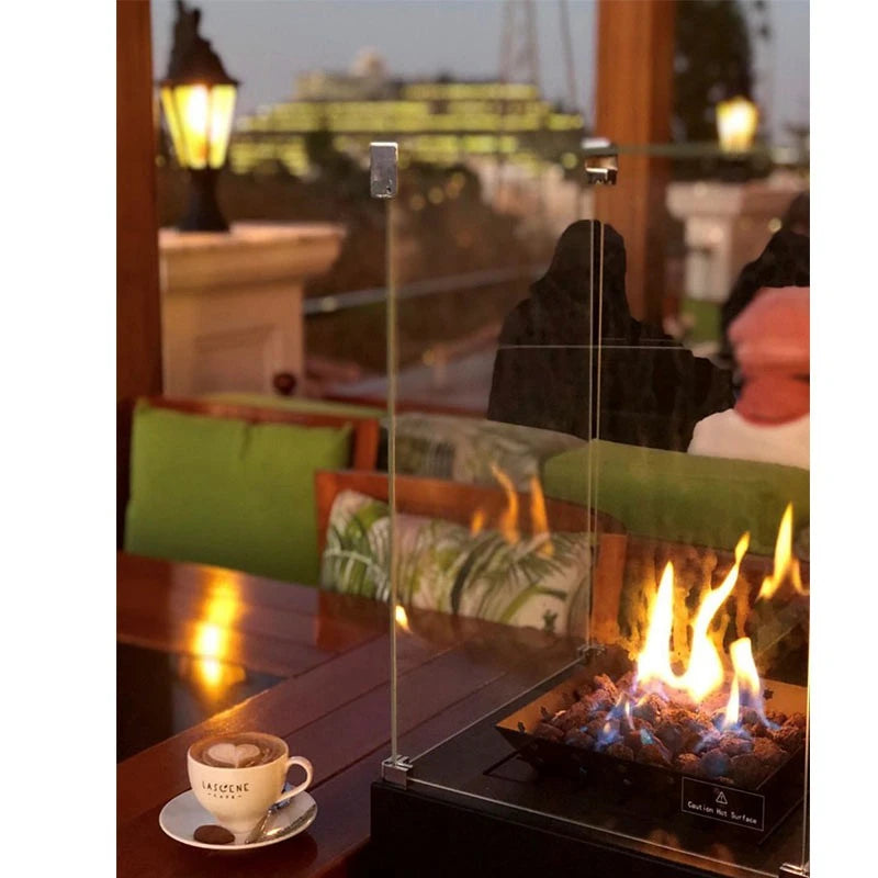 Muztag Malaga Gass terrassevarmer – Svart