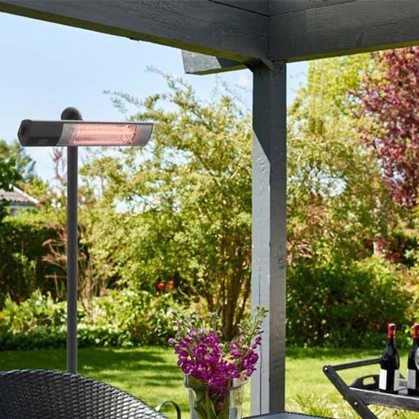 Terrassevarmer – 1500W – Svart