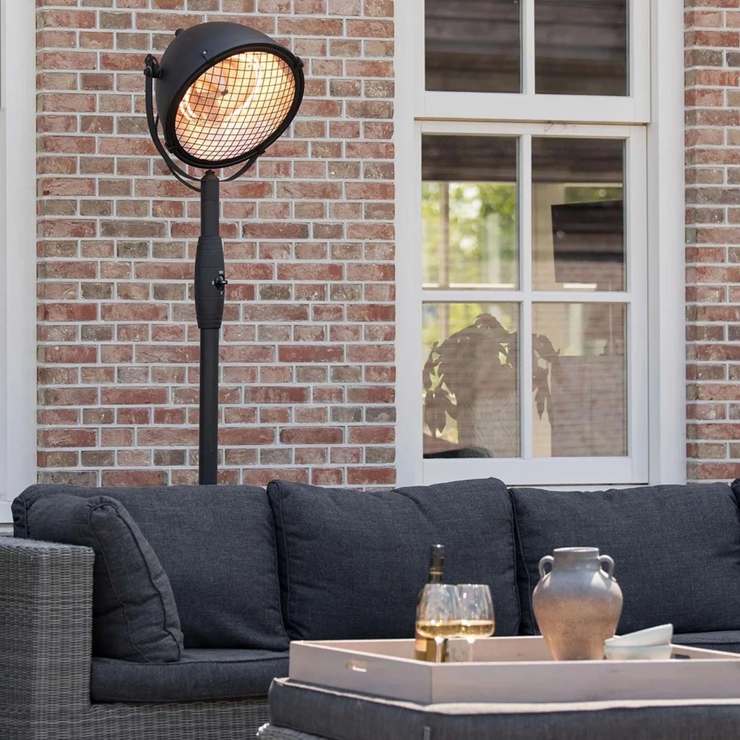 Indus Bright Freestanding Patio Heater - 2100W