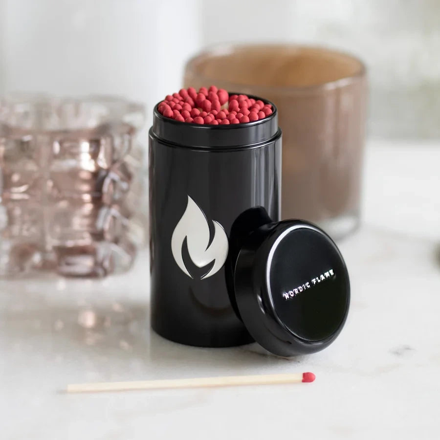 Designholder til fyrstikker – Svart