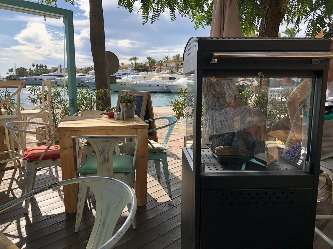 Muztag Valencia Gass terrassevarmer – Svart