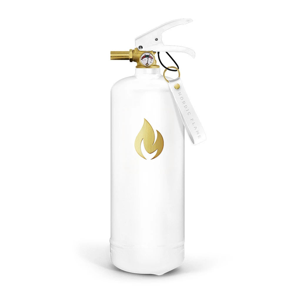 Brannslukningsapparat 2 kg – Hvit Gull emblem