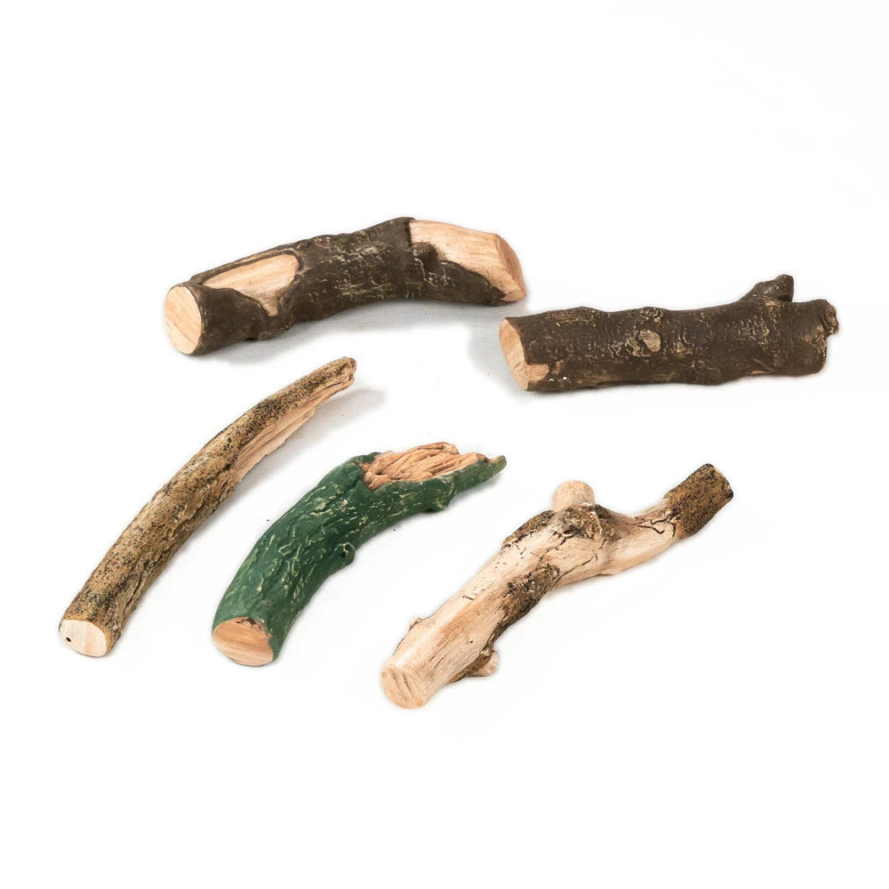 Keramisk ved – Blandet – 5 stk