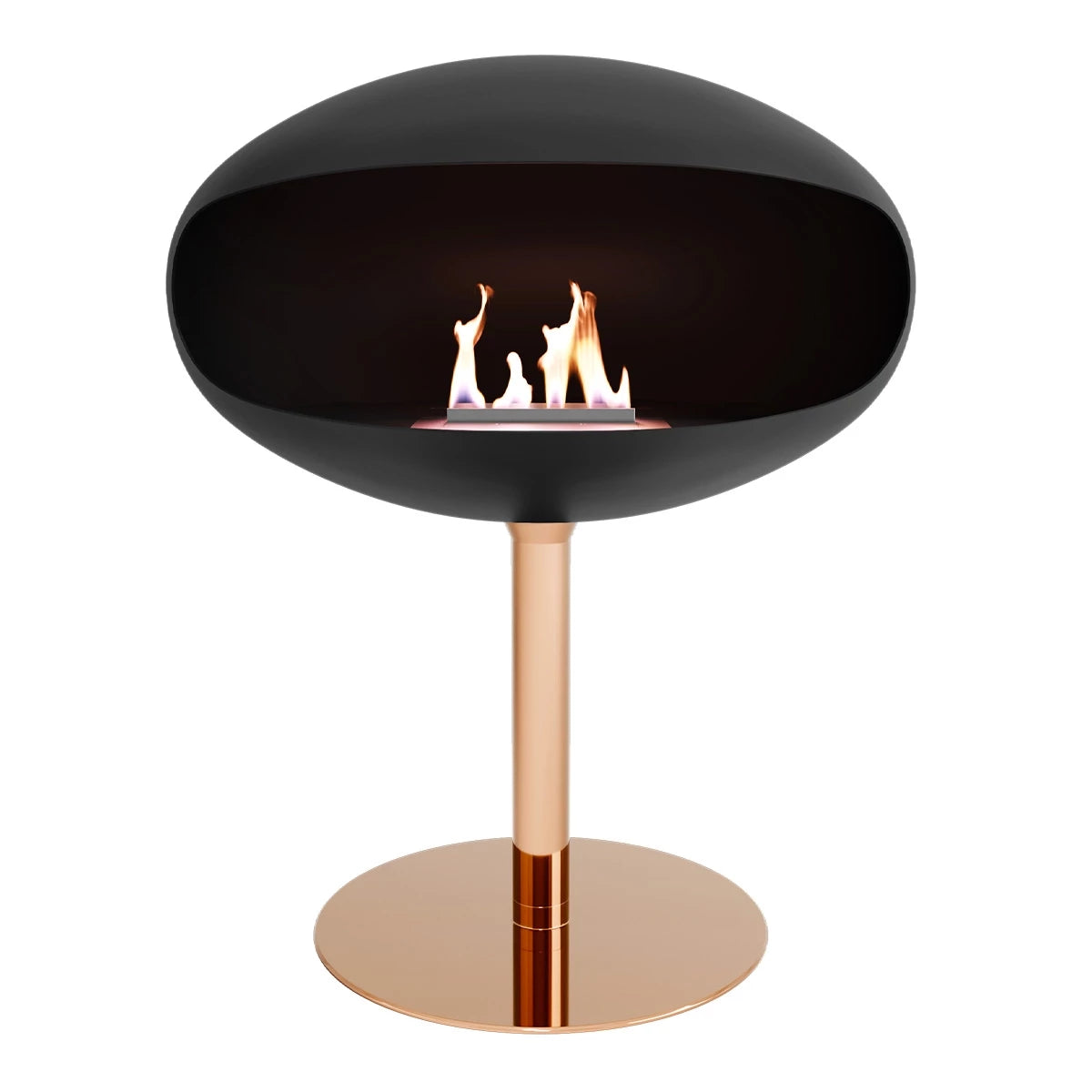 Cocoon Pedestal – Svart/Kobberfot