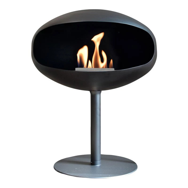 Cocoon Pedestal – Matt Svart m. Svart Fot