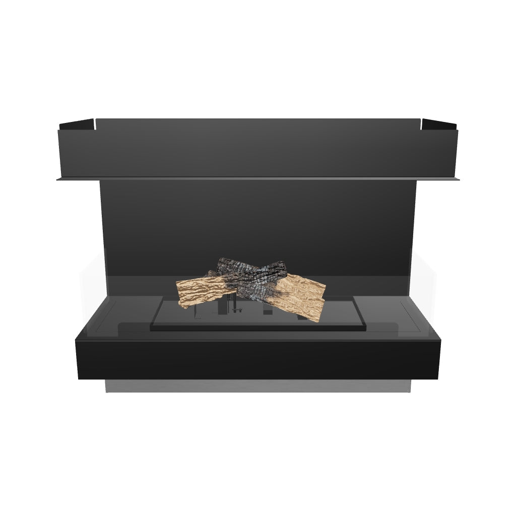 Flogs Box 1000 Three-Sided - Bioethanol Fireplace