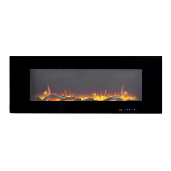 Azurite 127 cm - Vegghengt elektrisk peis