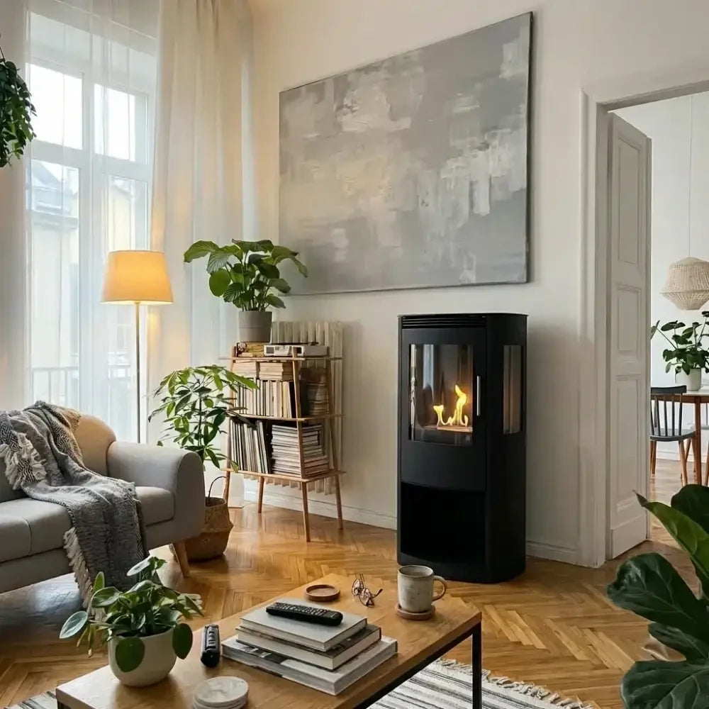 Lincoln Frittstående biopeis – Svart