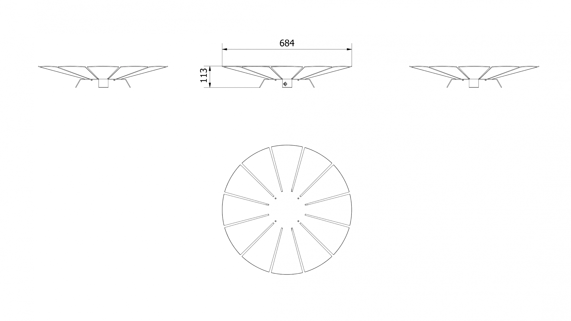 Skien bålpanne - Ø68,4 cm